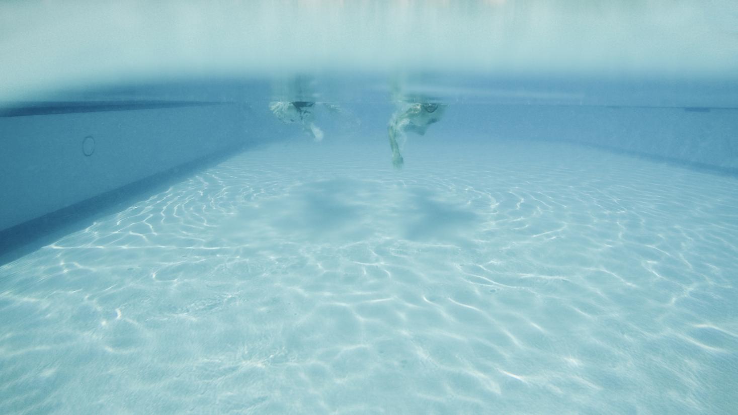 Zwemmen in warm water