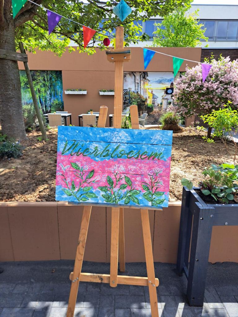 Schilderij van Vlierbloesem
