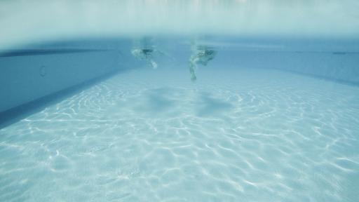 Zwemmen in warm water